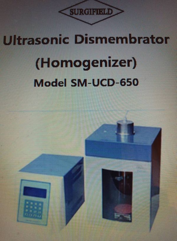 Ultrasonic Dismembrator (Homogenizer) Model SM UCD 650