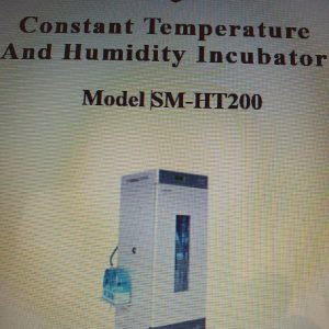 Constant Temperature and Humidity Incubator Model SM HT200