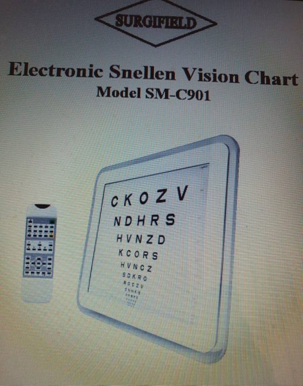 Electronic Snellen Vision Chart Model SM-C901