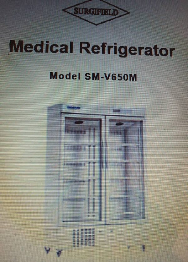 Medical Refridgerator Model SM V650M