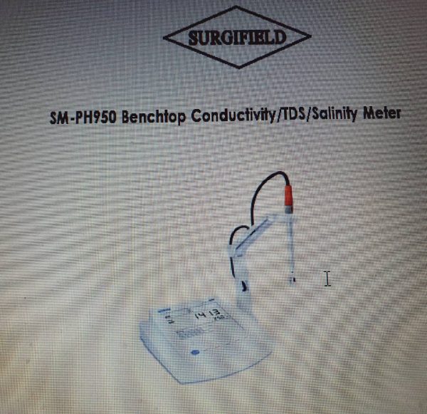 SM-/PH950 Benchtop Conductivity TDS Meter