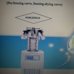 SMFD-12 Pre-freezing curve, freezing drying curve