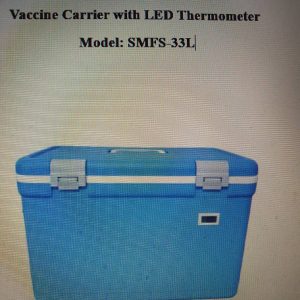 Vaccine Carrier with LED Thermometer Model SMFS-33L