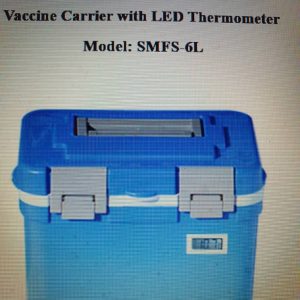Vaccine Carrier with LED Thermometer Model SMFS 6L
