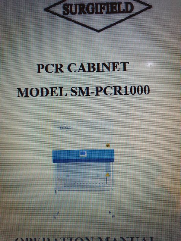 PCR Cabinet Model SM-PCR1000