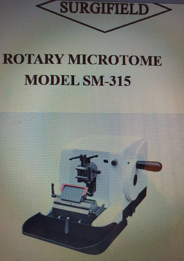 Rotary Microtome Model SM-315