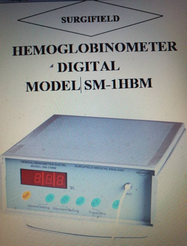 Hemoglobinometer Digital Model SM_1HBM