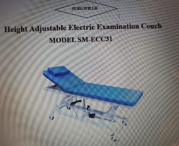 Height Adjustable Electric Examination Couch Model SM-ECC31