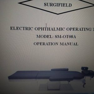 Electric Ophthalmic Operating Table Model SM-OT084