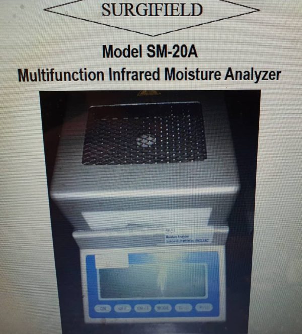 Multifunction Infrared Moisture Analyzer Model SM-20A