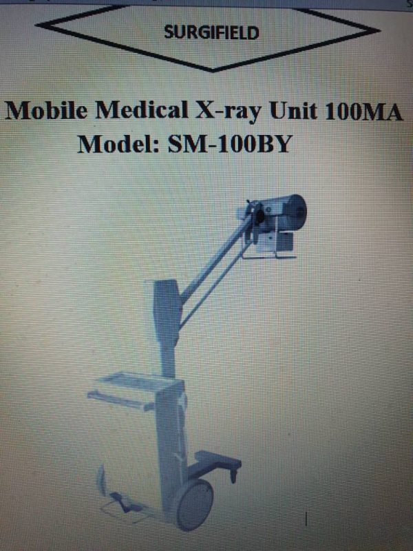 Mobile Medical X-Ray Unite Model SM 100BY