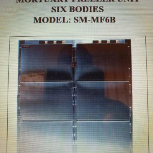 Mortuary Freezer Unit Six Bodies Model SM-MF6B