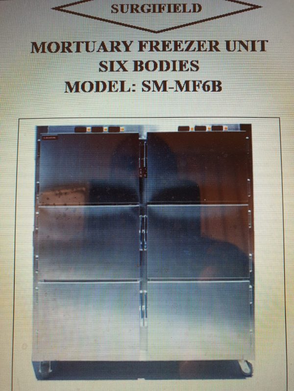 Mortuary Freezer Unit Six Bodies Model SM-MF6B