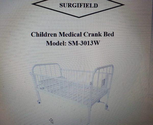 Children Medical Crank Bed Model SM-3013W