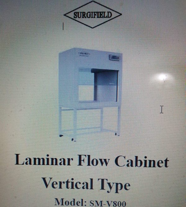 Laminar flow Cabinet Vertical Type Model SM V800