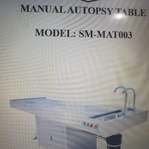 Manual Autopsy Table Model SM-MAT003