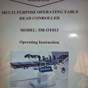 Multipurpose Operating Table Head Controlled Model SM-OT013