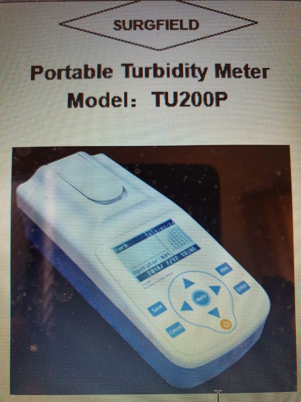 Portable Turbidity Meter Model: TU200P