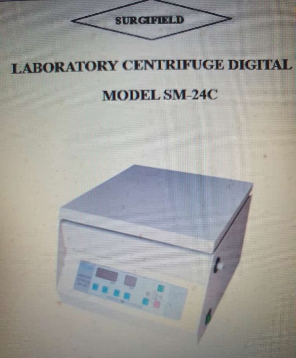 LABORATORY CENTRIFUGE DIGITAL MODEL SM-24C