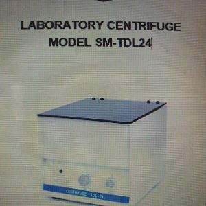 LABORATORY CENTRIFUGE MODEL SM-TDL24