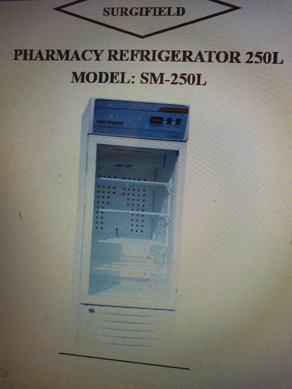 PHARMACY REFRIGERATOR 250L MODEL: SM-250L