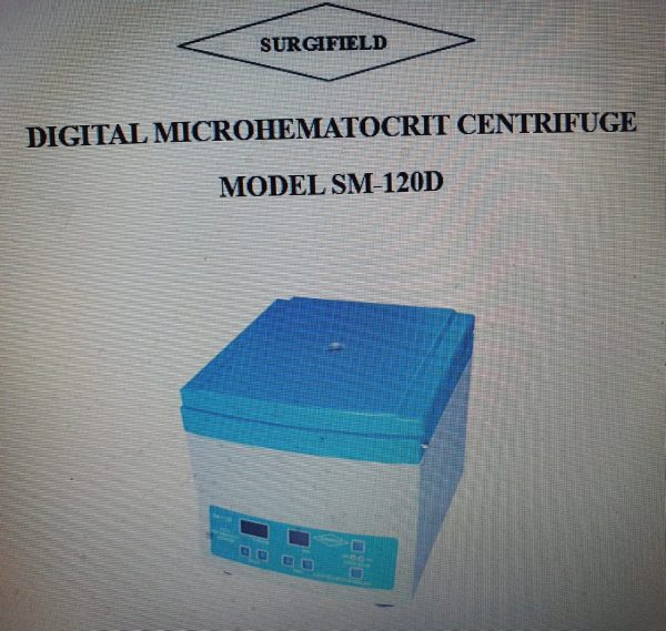 DIGITAL MICROHEMATOCRIT CENTRIFUGE MODEL SM-120D