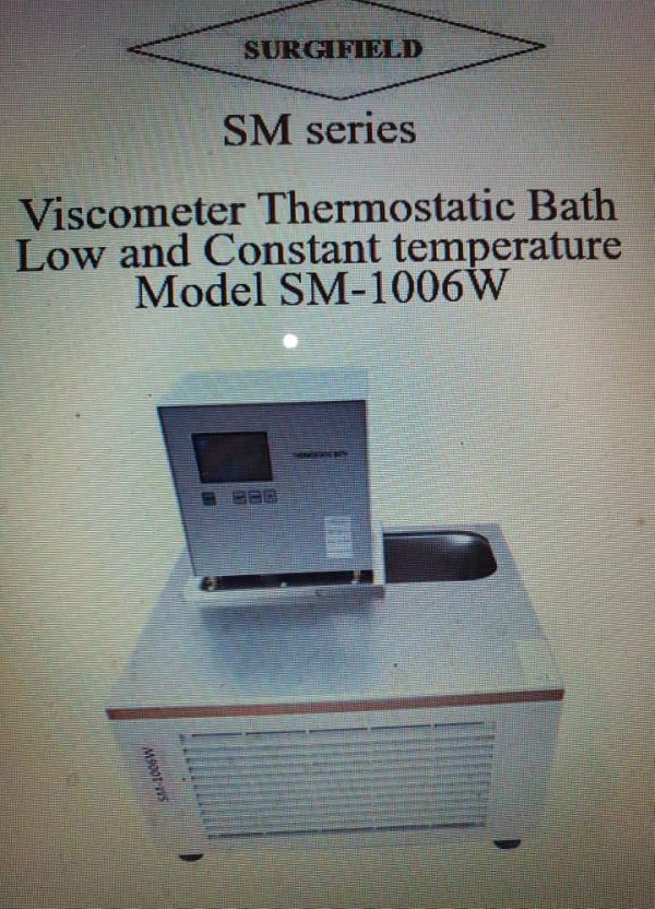 SM series Viscometer Thermostatic Bath Low and Constant temperature Model SM-1006W