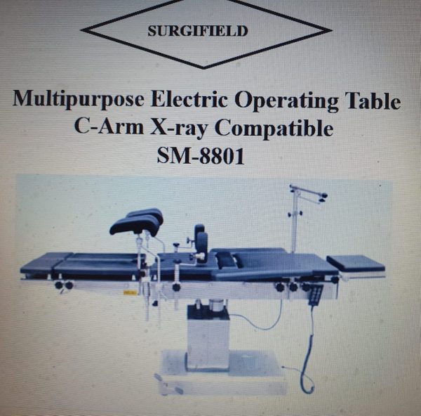 Multipurpose Electric Operating Table C-Arm X-ray Compatible SM-8801