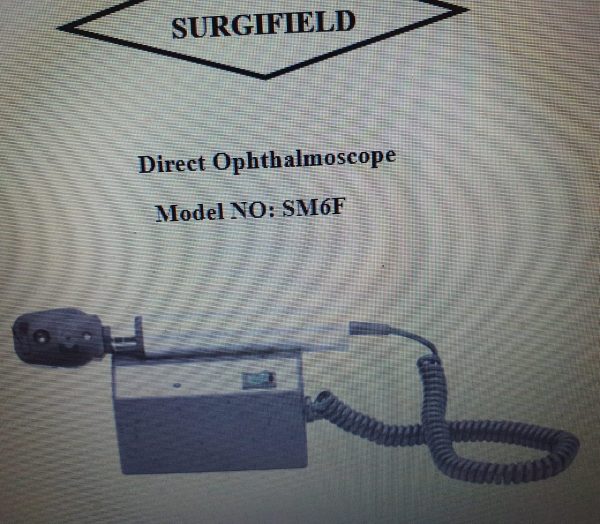 Direct Ophthalmoscope Mode NO:SM6F