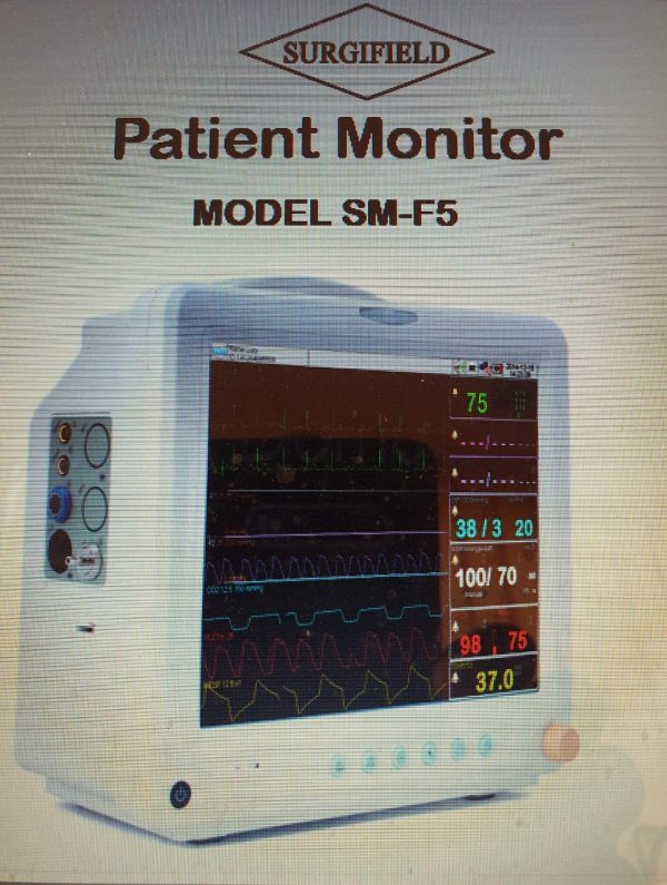 Patient Monitor with ETC02 & 2IBP MOdel SM-F5