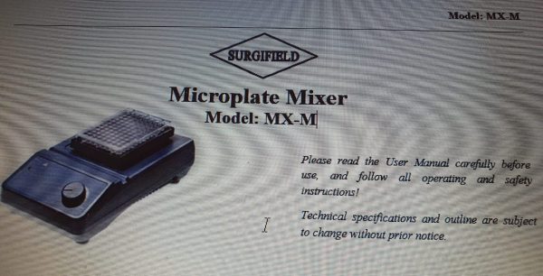 Microplate Mixer Model MX-M