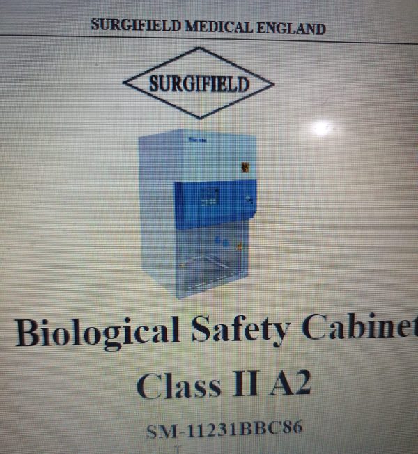 Biological Safety Cabinet Class II A2 Model SM-11231BBC86