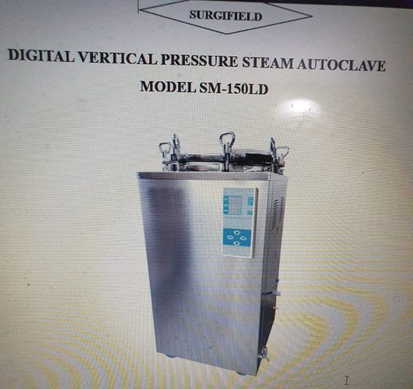 Digital Vertical Pressure Steam Autoclave Model SM-150LD