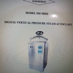 Digital Vertical Pressure Steam Autoclave Model SM-50HD