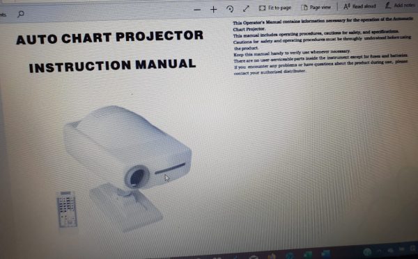 Auto Chart Projector