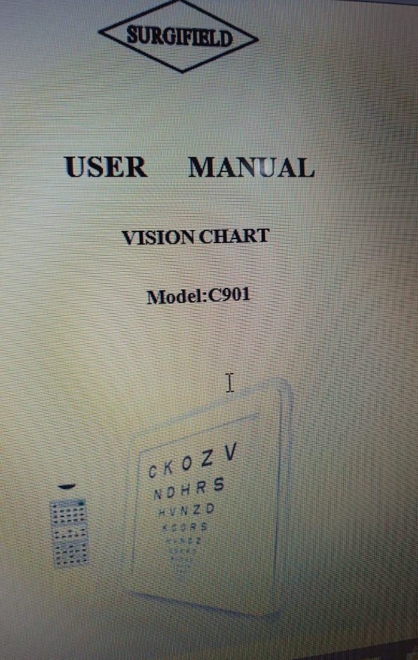 Vision Chart Model C901