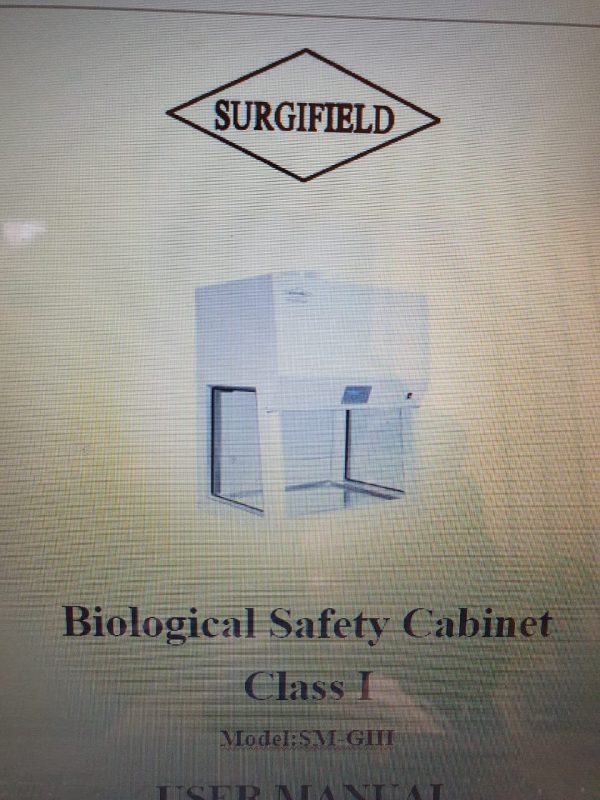 Biological Safety Cabinet Class I