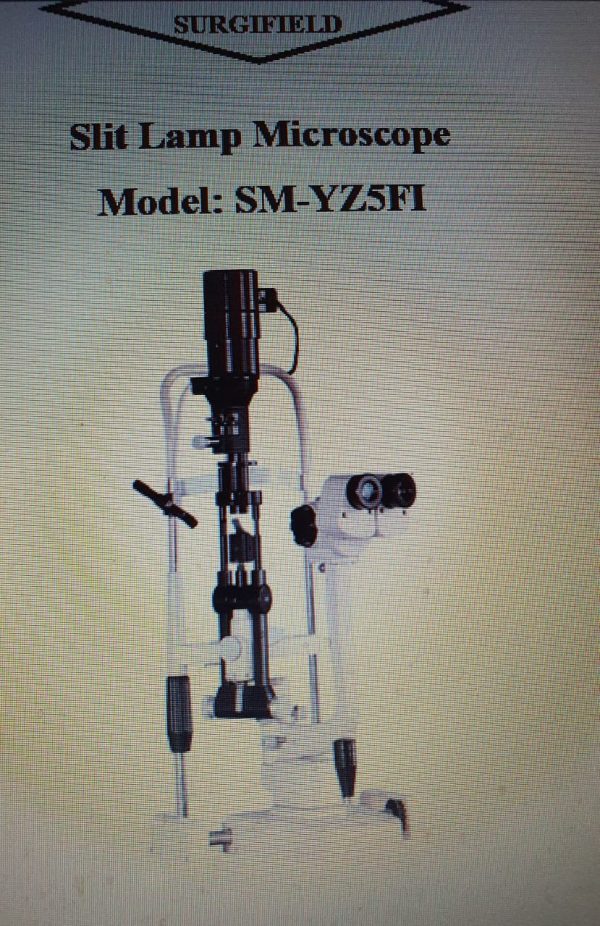 Slit Lamp Microscope Model SM-YZ5FI